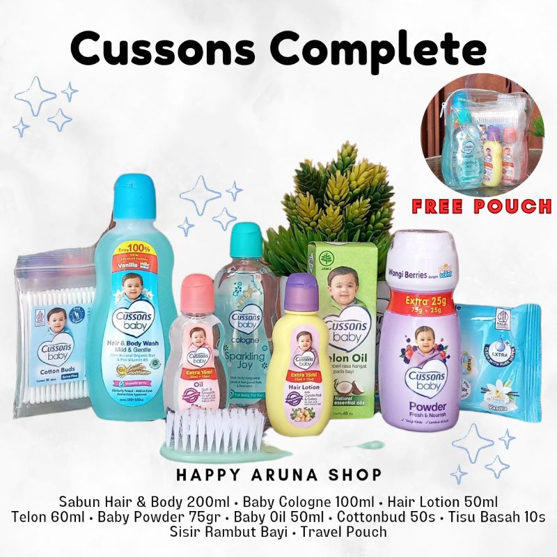 Jual [CUSSONS COMPLETE] Paket Lengkap Skincare Newborn Persiapan ...