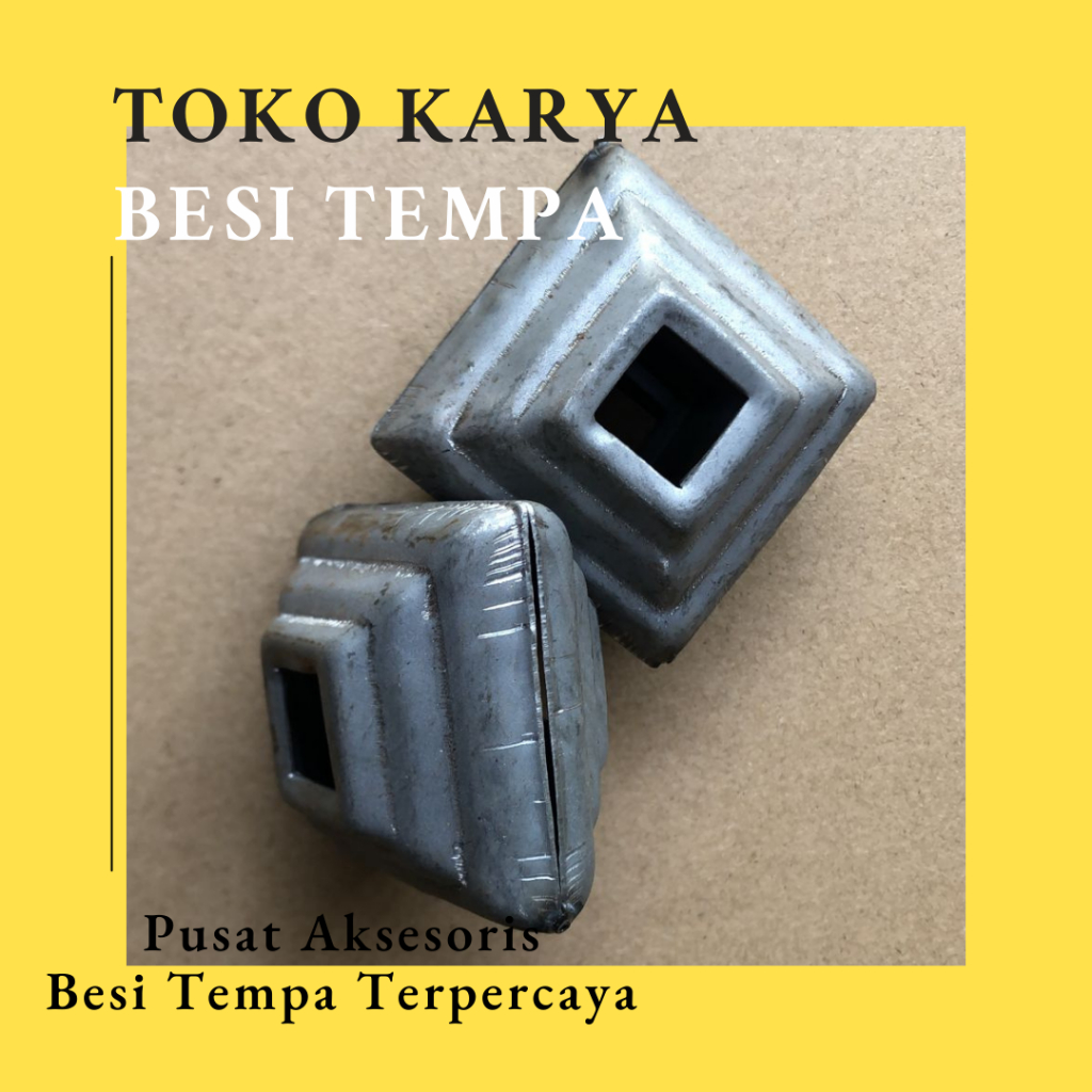 Jual Ornamen Pagar Besi Piramid Plat 12 mm / 16 mm / Ornamen Pagar Besi