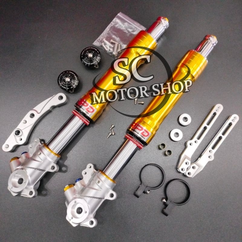 Jual Shock depan RPD model upside down 430mm nmax old - nmax new - nmax ...