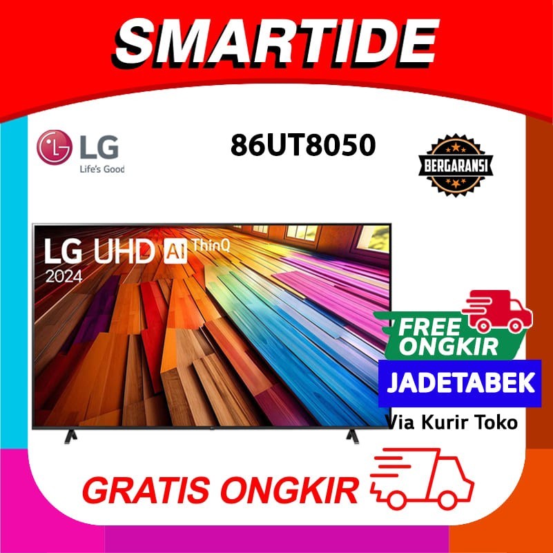Jual TV LG 86UT8050 ( 86 INCH ) SMART TV UHD 4K HDR WEB OS 2024 free ...