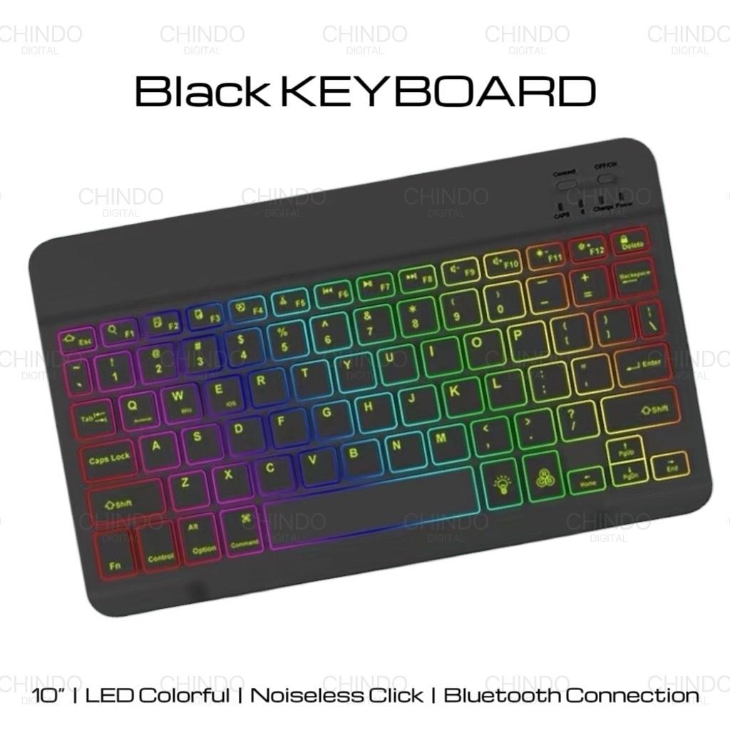 Jual [cdos] 10inch Backlit Backlight Rgb Keyboard Wireless Bluetooth 