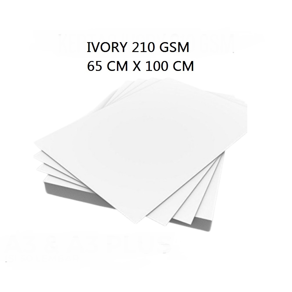 Jual IVORY 210 GSM 65 CM X 100 CM | Shopee Indonesia