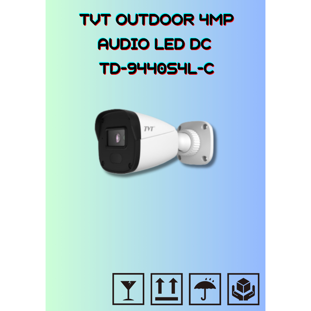 Jual TVT OUTDOOR 4MP AUDIO LED DC TD-9440S4L-C 4MP Dual Illumination ...