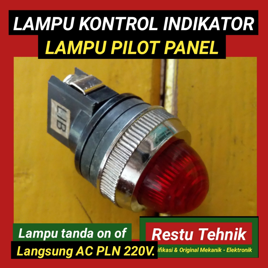 Jual Lampu Kontrol Indikator / Lampu Pilot Panel / Lampu tanda On Of ...