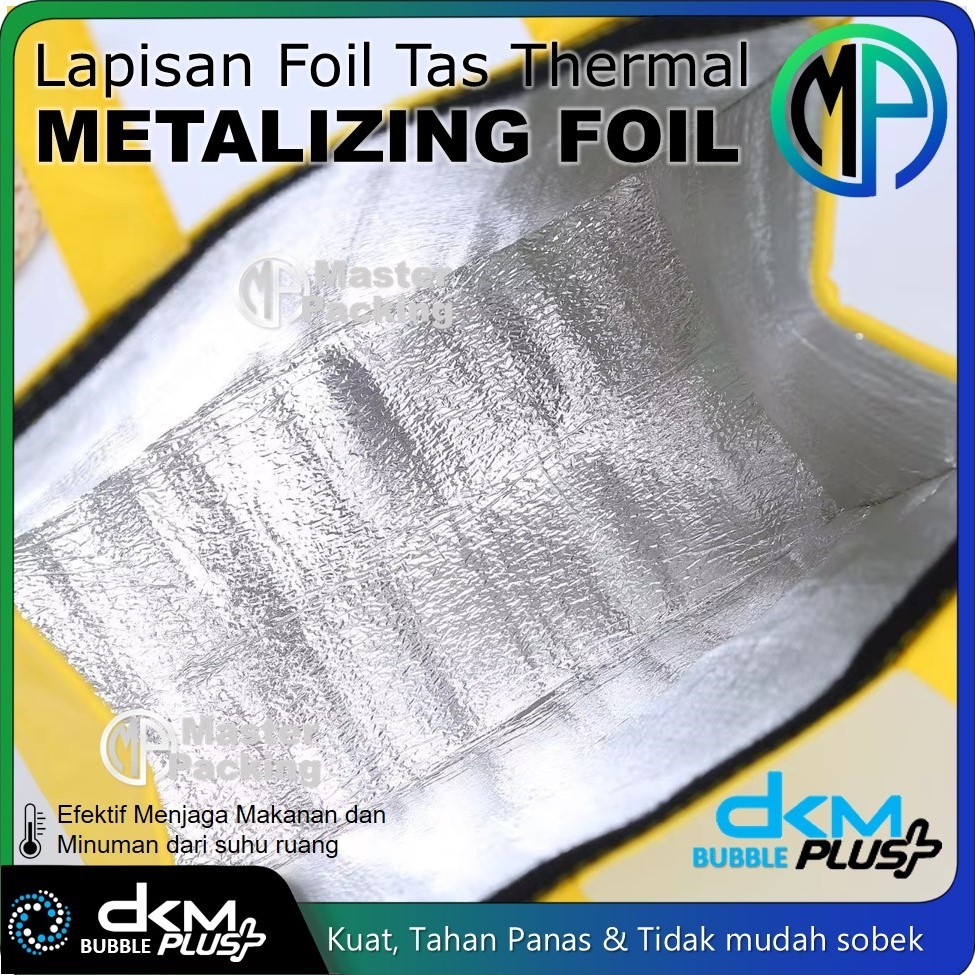 Jual Lapisan Foil Tas Thermal / Metalizing Alumunium Foil Roll 120cm x ...