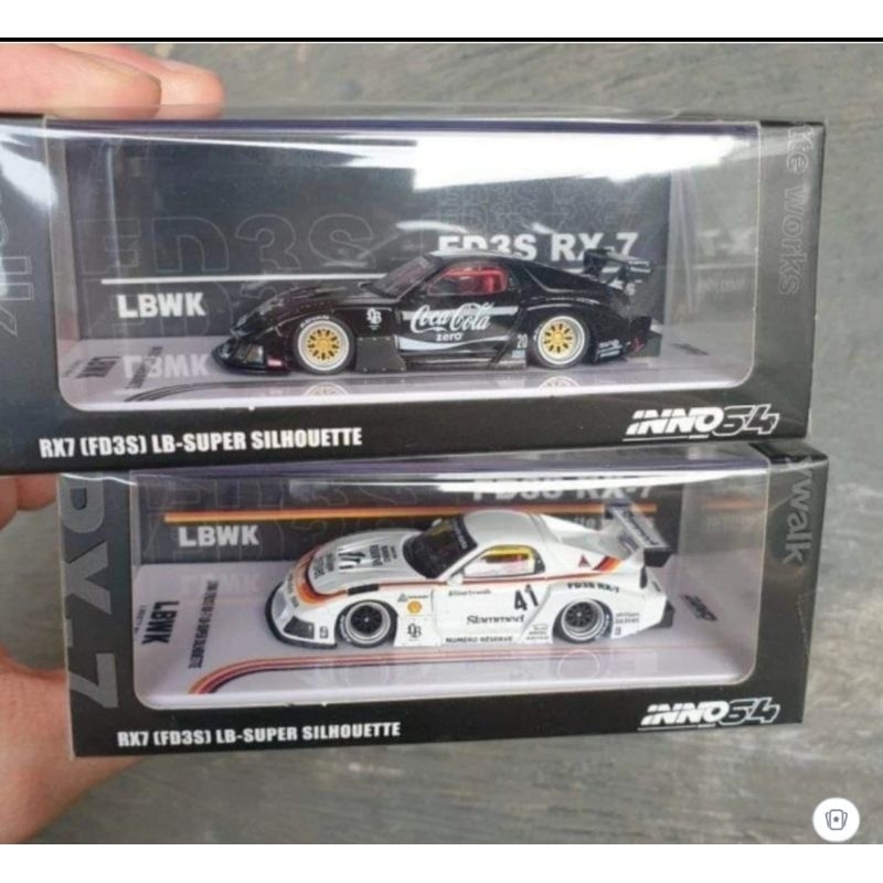 Jual inno64 inno 64 mazda rx7 Lbwk hitam cocacola dan putih lbwk harga ...