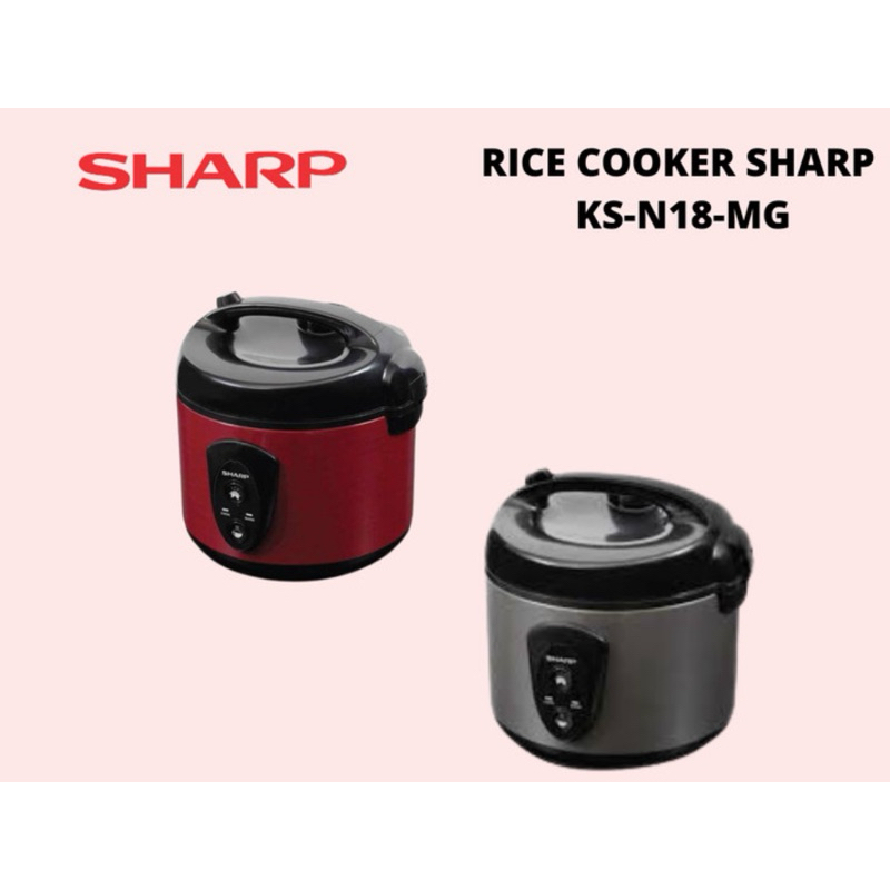 Jual SHARP Rice Cooker 3 in 1 / Magic Com KS-N18-MG 1,8 liter | Shopee ...
