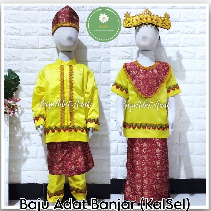 Jual Baju Adat Banjar Anak | Baju Adat Banjarmasin | Baju Adat Kalsel ...