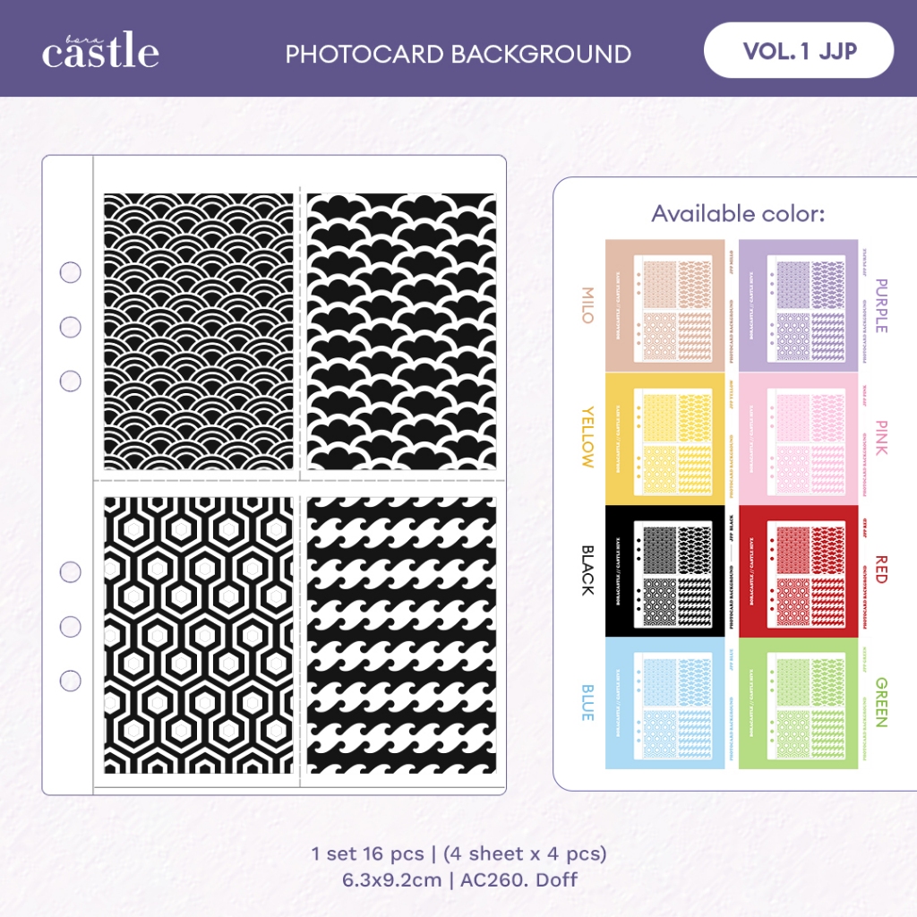 Jual VOL 1 PHOTOCARD BACKGROUND BINDER FILLER BINDER BACKGROUND ...