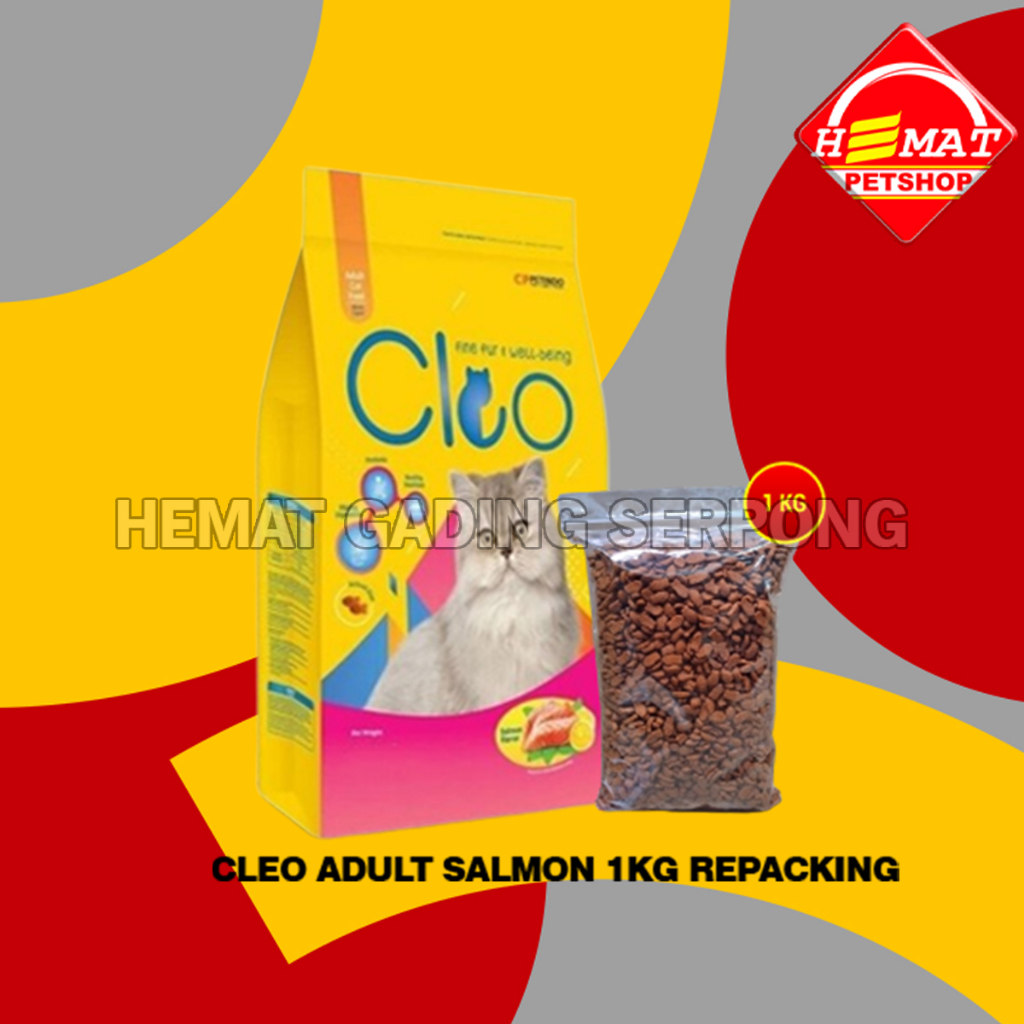 Jual Cat Food CLEO repacking makanan kucing repack 1 KG | Shopee Indonesia