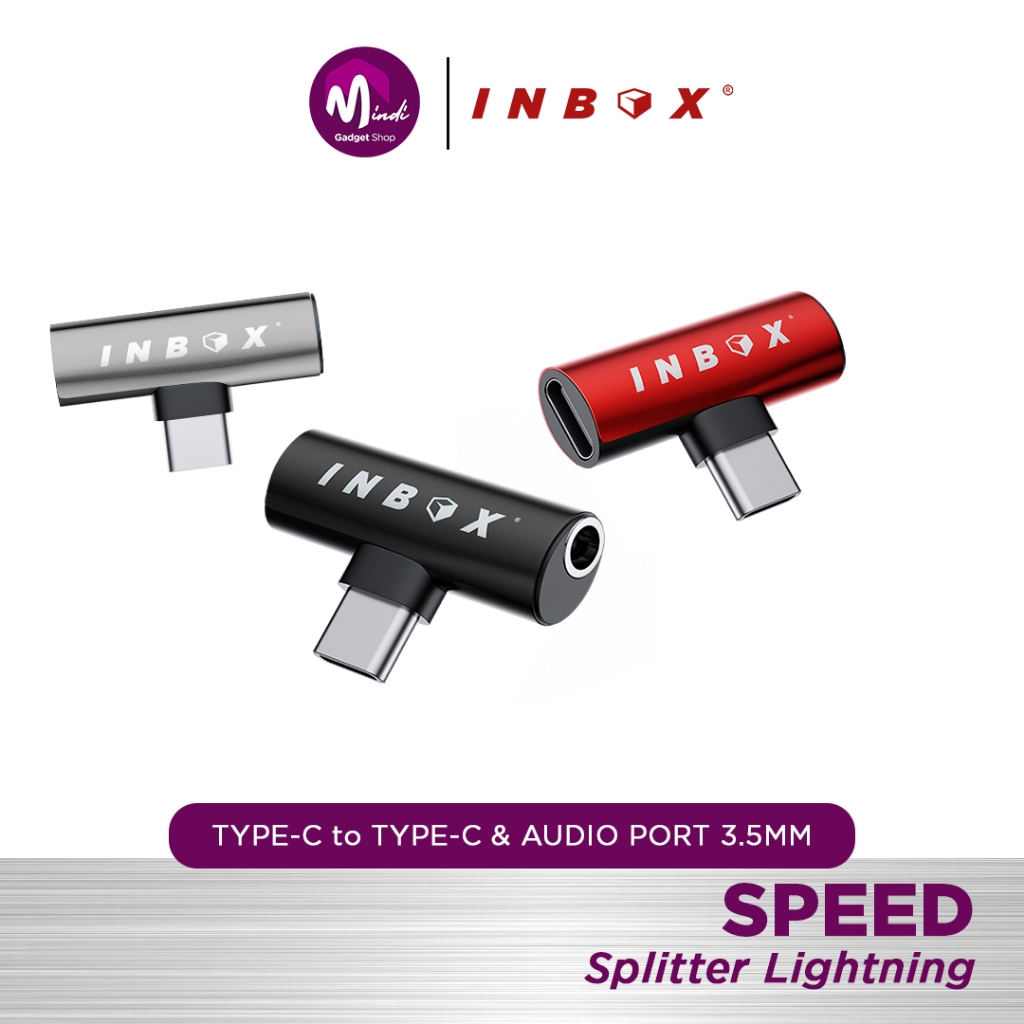 Jual Splitter 2in1 Audio Jack Konektor dan Charging Inbox Converter ...