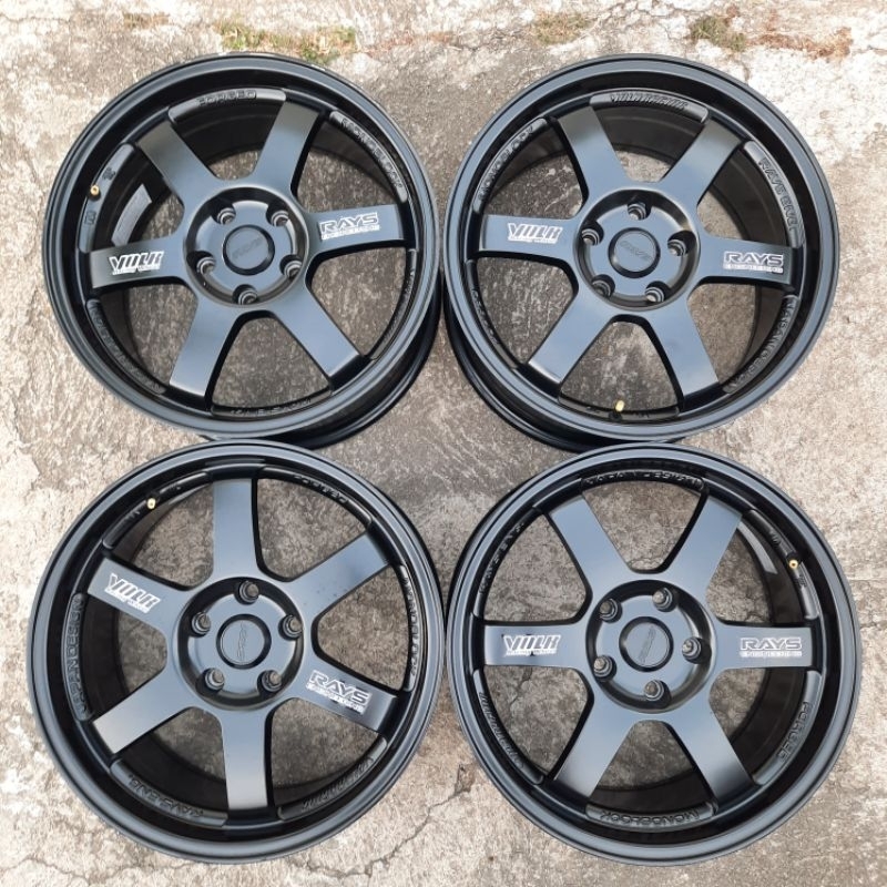 Jual Velg R17 Rays TE37 Second | Shopee Indonesia
