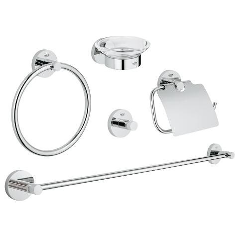 Jual Grohe 40344001 essentials acc set master 5in1 | Shopee Indonesia