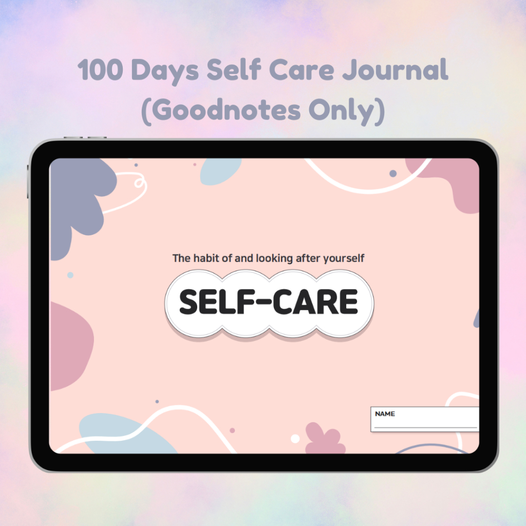 Jual Digital Self care Journal for Goodnotes Only --- 100 Days Self ...