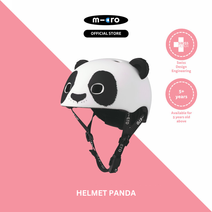 Jual Micro Helmet 3D Panda - Helm Anak Lucu Karakter Panda | Shopee ...