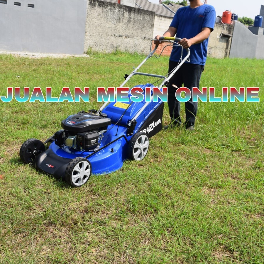 Jual MESIN POTONG RUMPUT DORONG TSUZUMI TLV56Z2 LAWN MOWER TERBAIK ...