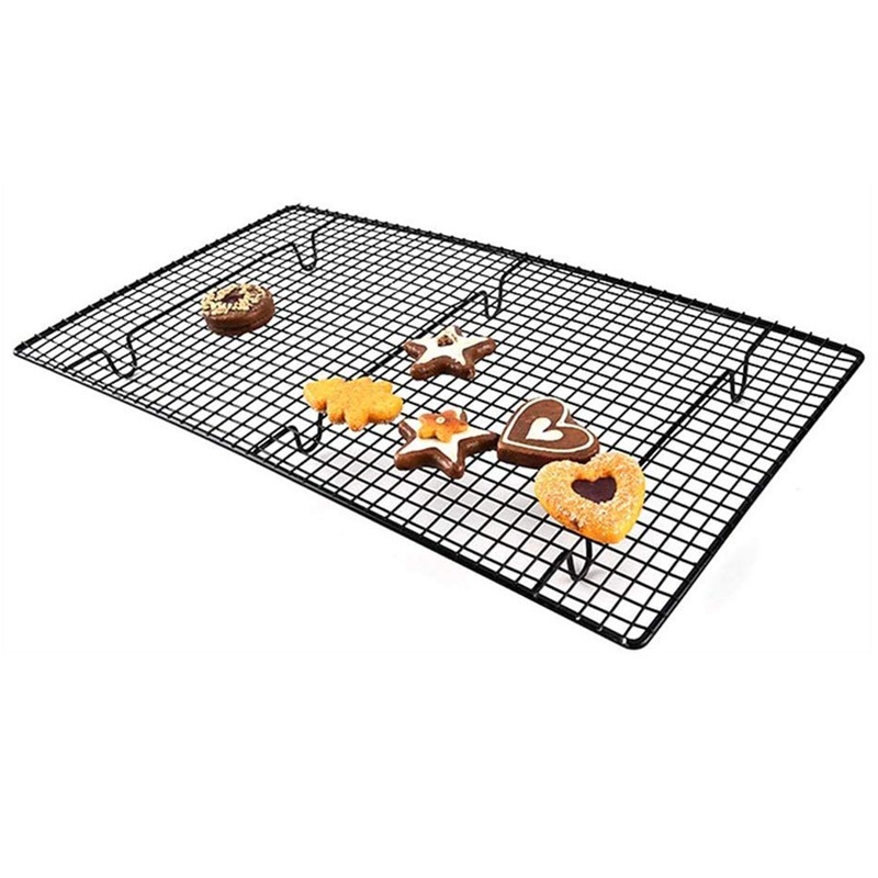 Jual LuckyHelen COOLING RACK HITAM STAINLESS STEEL ANTI KARAT | Shopee ...