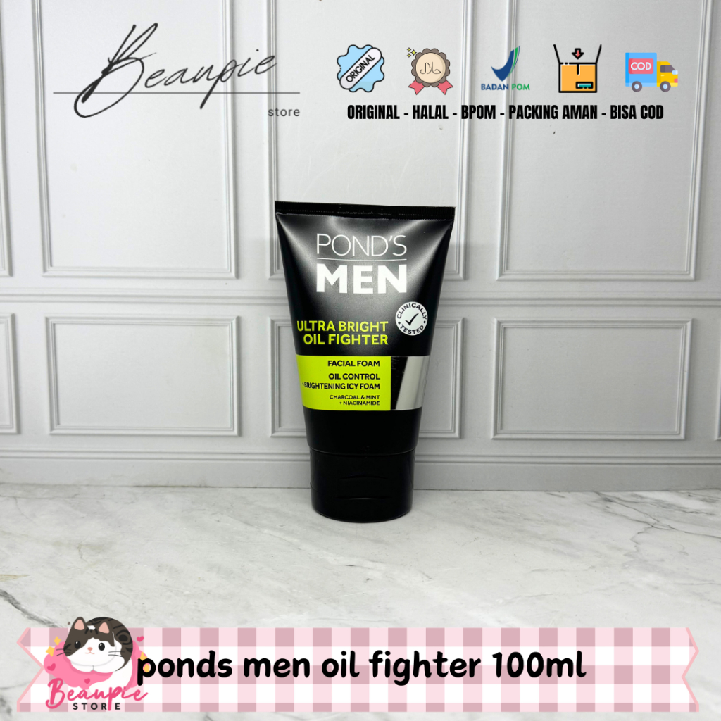 Jual Pond S Ponds Men Facial Wash Oil Fighter G Shopee Indonesia