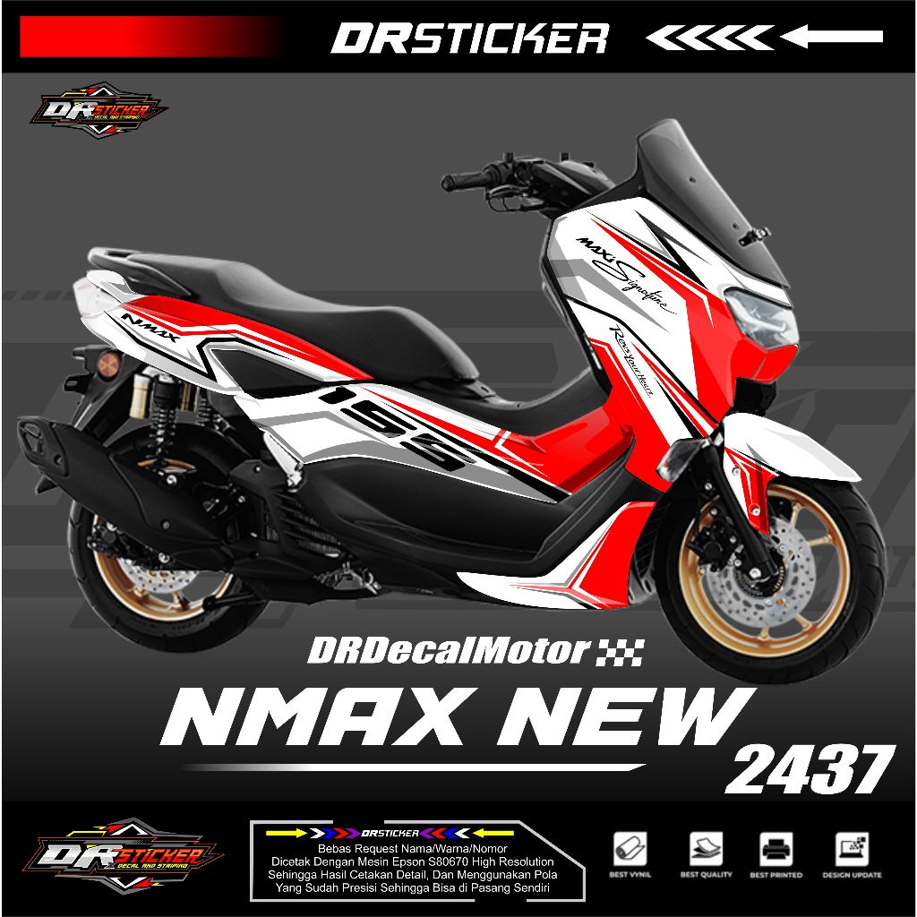 Jual Sticker Anti Gores Full Body New Nmax 155 // Stiker Nmax New ...