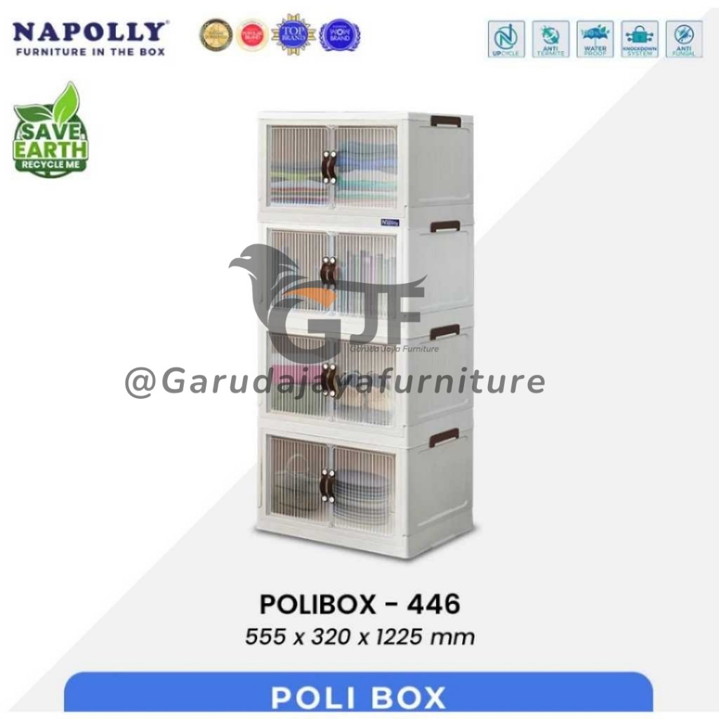 Jual POLIBOX NAPOLLY RAK PENYIMPANAN SERBAGUNA 1-5 TINGKAT / RUANG ...