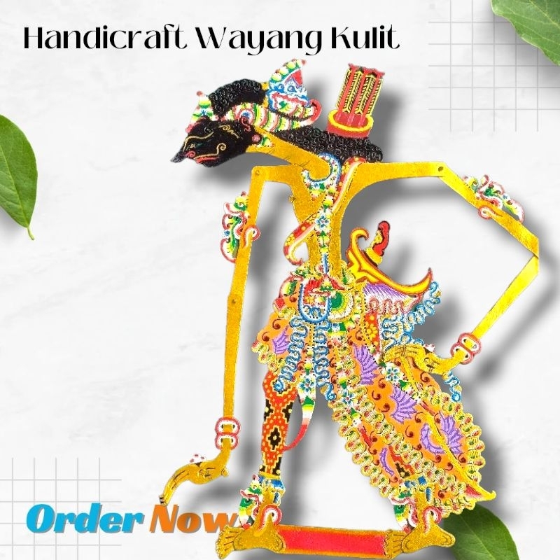 Jual Wayang Kulit Abimanyu Rampek Alusan Ukuran Standar Dalang | Shopee ...