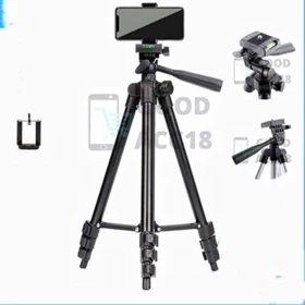 Tripod 3120 Black Untuk Camera Dan Hp Free Holder U Tripod Camera Dlsr
