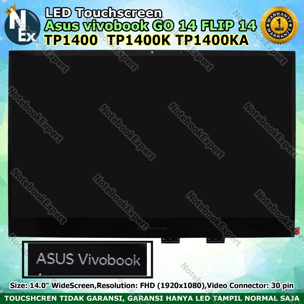 Per Asus Vivobook Go Flip TP1400K TP1400KA LCD Touch Screen Digitalizzatore