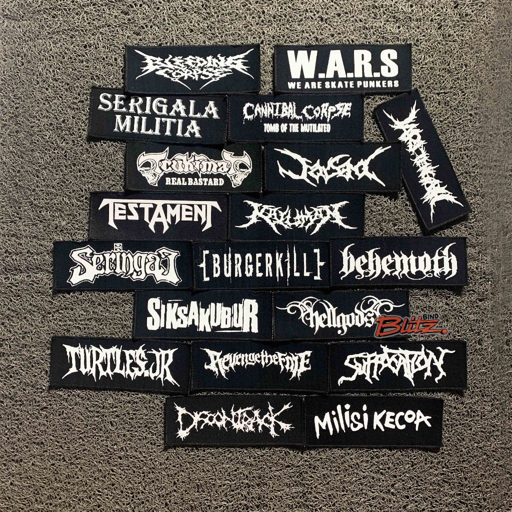 Jual PATCH SABLON KECIL PATCH EMBLEM MUSIK PUNK TEMPELAN | Shopee Indonesia