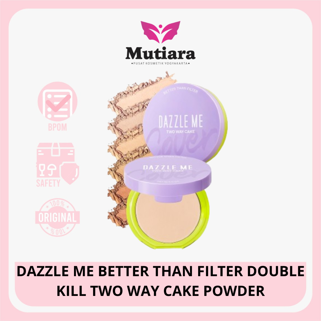 Jual DAZZLE ME BETTER THAN FILTER DOUBLE KILL TWO WAY CAKE POWDER ...