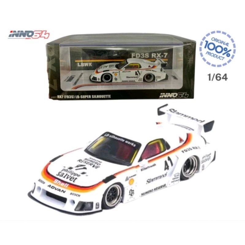 Jual Inno 64 Mazda RX7 FD3S LBWK Putih | Shopee Indonesia