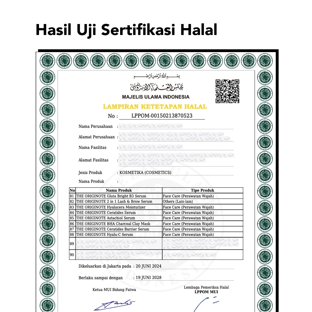 Hyalucera Gel Pelembab Wajah dan Primer Menghidrasi Skin Barrier Originote