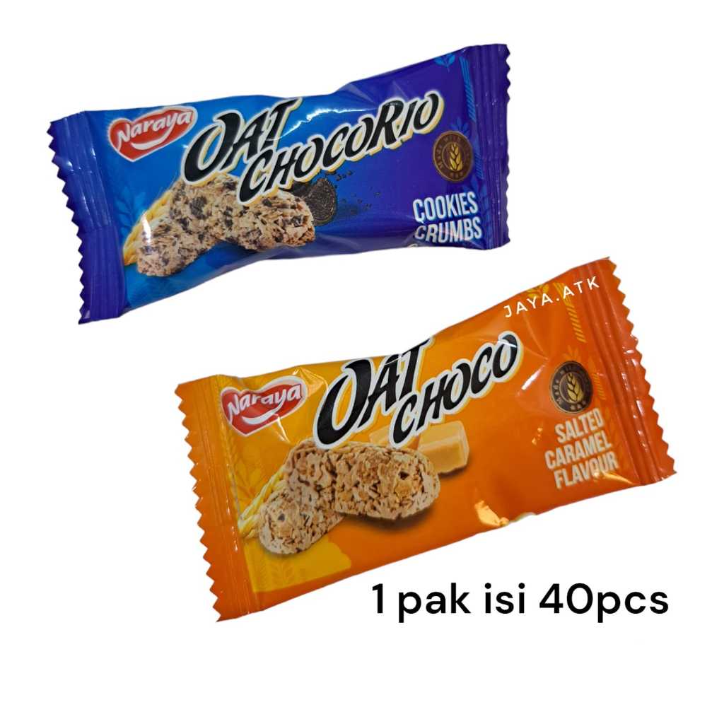 Jual OAT CEREAL BAR GANDUM NARAYA OAT CHOCO 400 GRAM ISI 40 PROMO SNACK ...