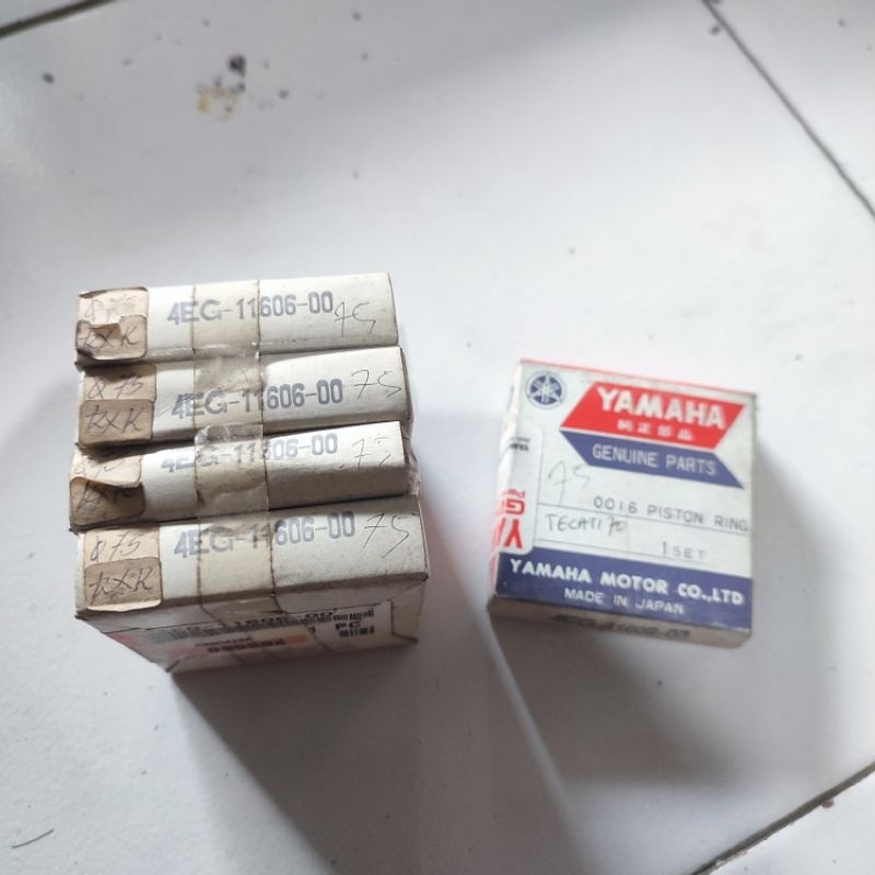 Jual RING PISTON RING SEHER RX king 4EG -11606-00 OS 75 ASLI ORIGINAL JAPAN | Shopee Indonesia Jual RING PISTON RING SEHER RX king 4EG -11606-00 OS 75 ASLI ORIGINAL JAPAN | Shopee Indonesia