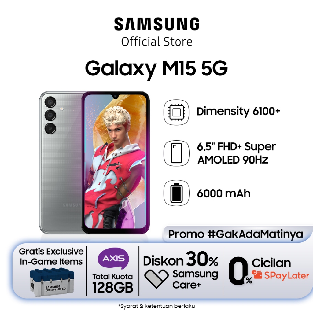 Samsung Galaxy M15 5G 6/128GB - Gray