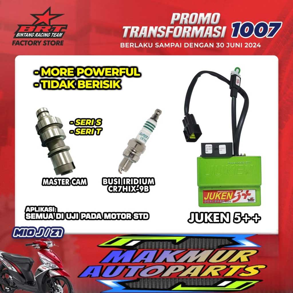 Jual MIO J JUKEN 5 + MASTER CAM NOKEN AS - BINTANG RACING TEAM BRT ...