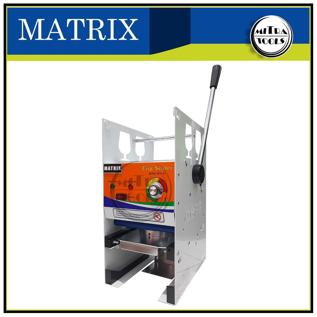 Jual MATRIX Cup Sealer MTX-D1 Mesin Press Cup Gelas Plastik JUMBO 16oz ...