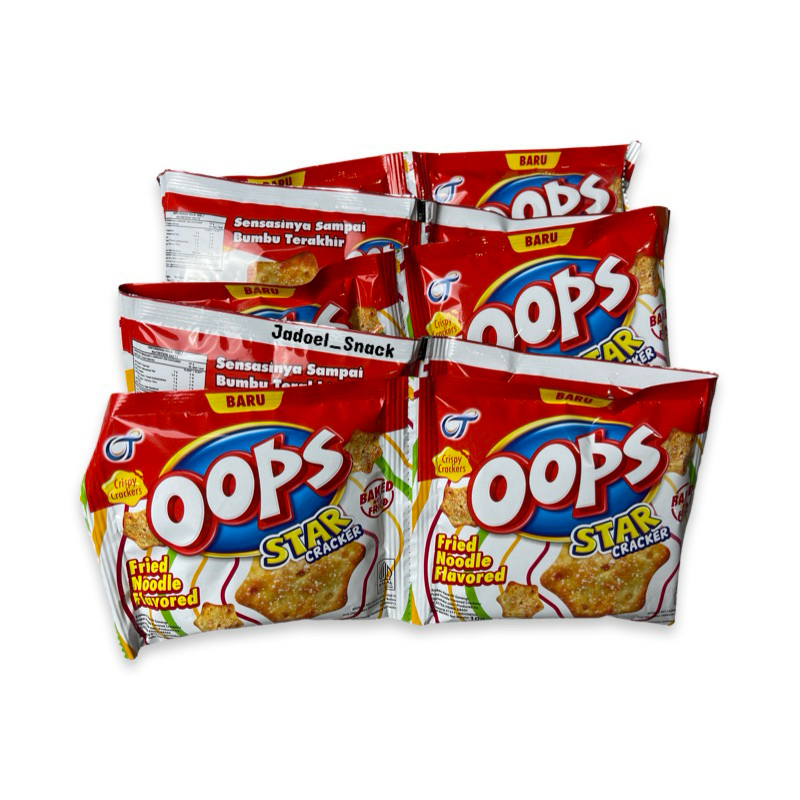 Jual OOPS STAR Cracker Baked 10 x 10gr – Rasa Balado, Chicken, Tomato ...