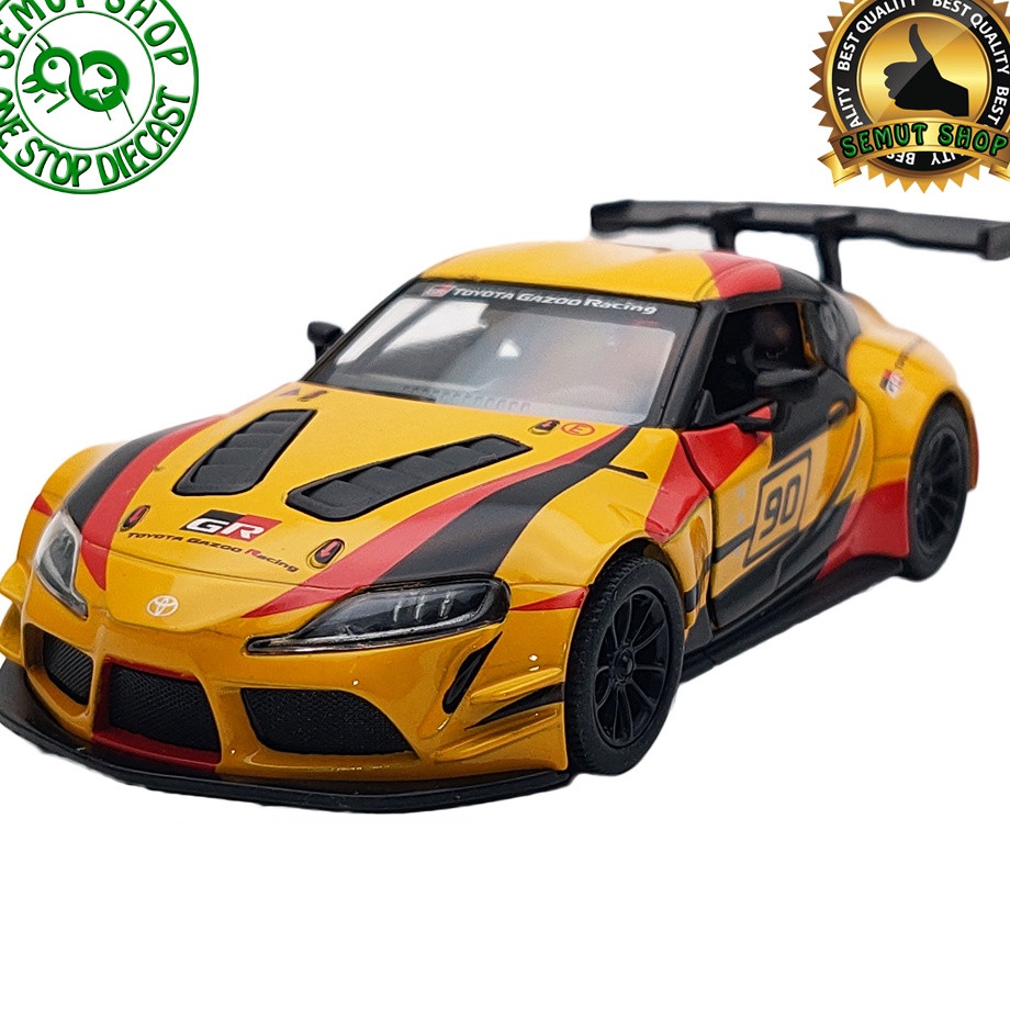 Jual New Trending Kinsmart Toyota GR Supra Racing Concept with printing ...