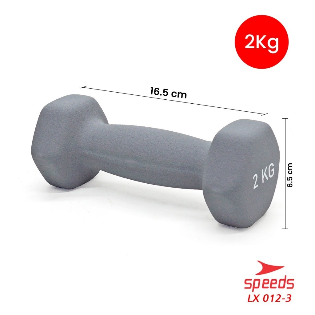 Jual Dumbell Barbel SPEEDS 3kg Vinyl cewek isi 1pcs gym Neoprene
