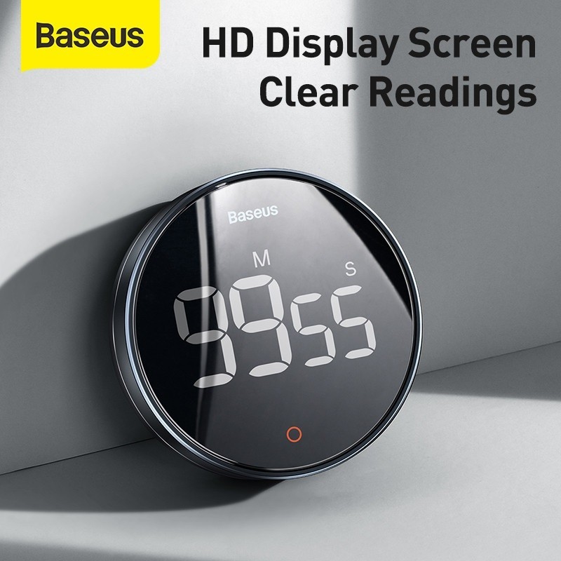 Jual BASEUS ORIGINAL Timer HEYO PRO Rotation Countdown Digital Kitchen ...