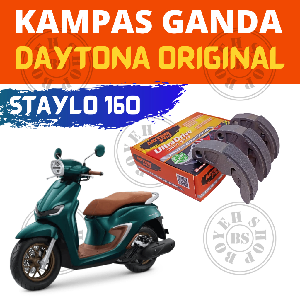 Jual KAMPAS GANDA STAYLO 160 DAYTONA RACING ORIGINAL ( 4634 ) | Shopee ...