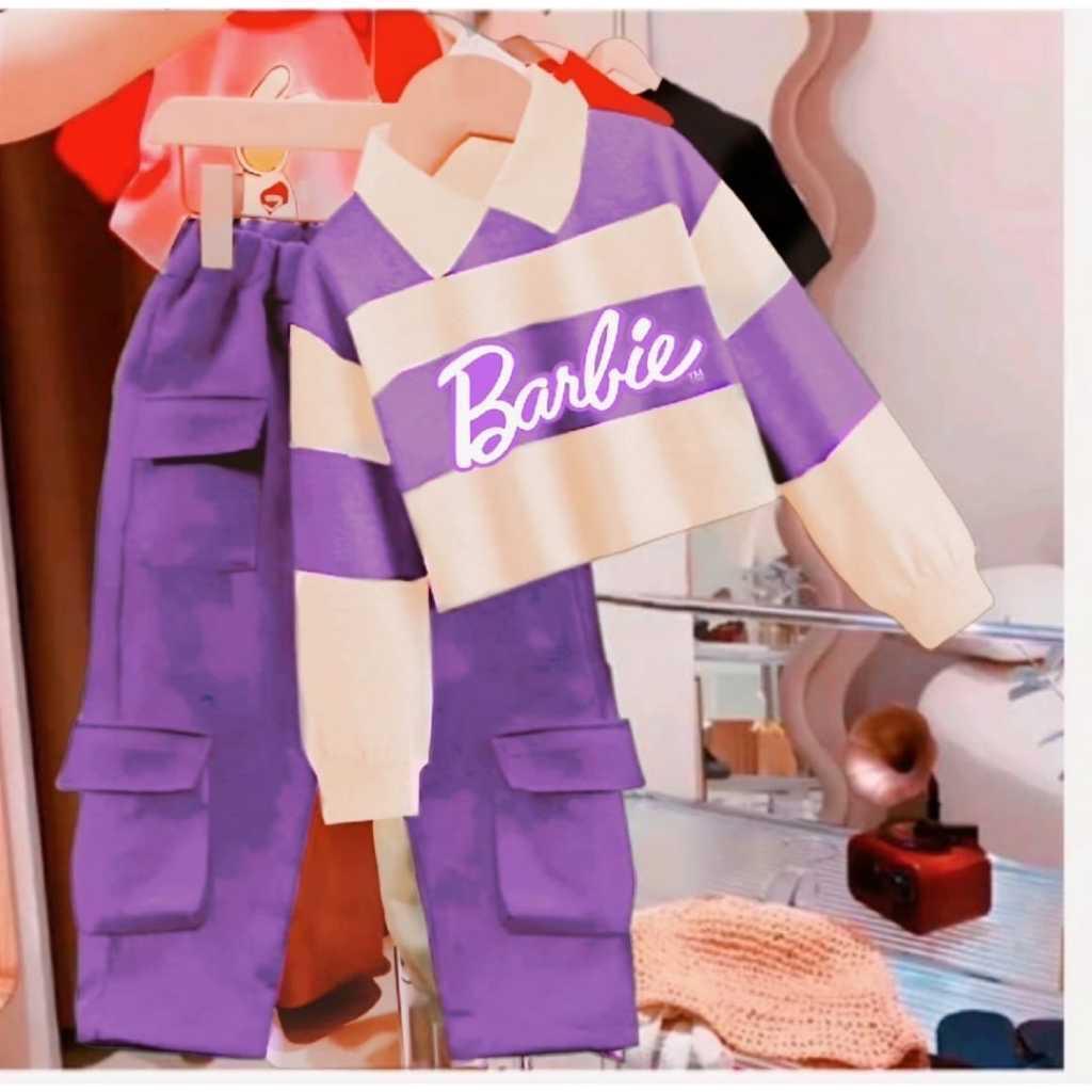 Barbie Clothes Puma Barbie Crop Jual SETELAN BAJU MODEL CROP MOTIF