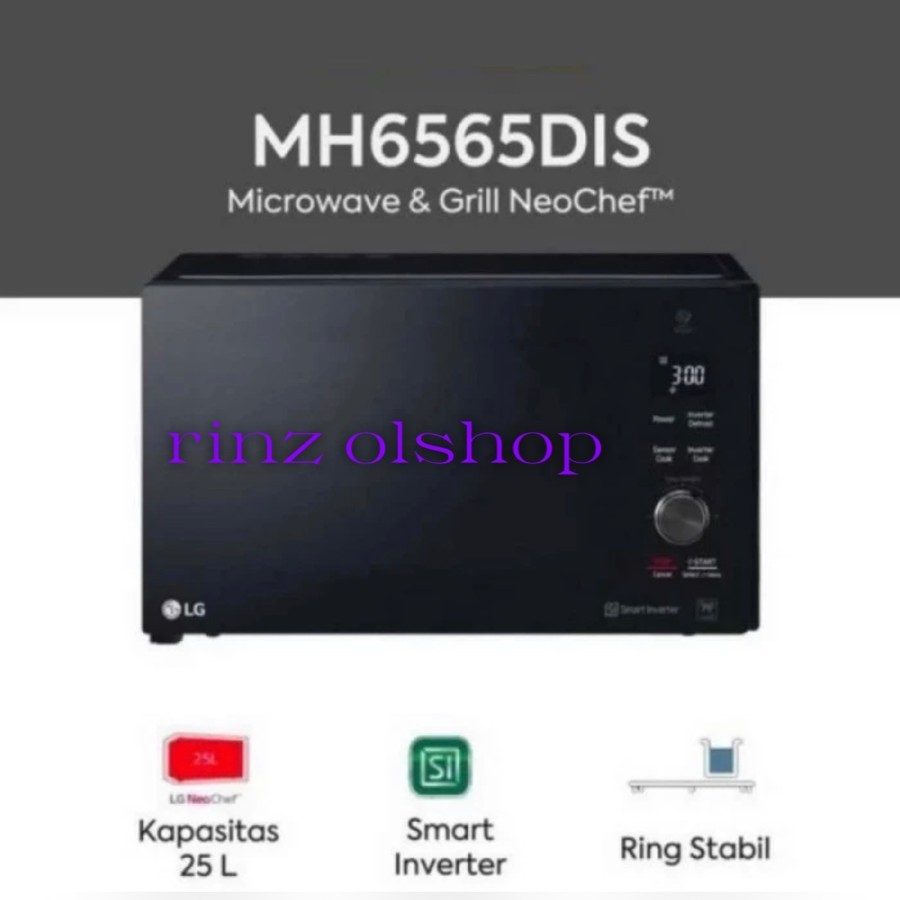 Jual LG MH6565DIS MICROWAVE OVEN GRILL NEOCHEF SMART INVERTER MH 6565 ...