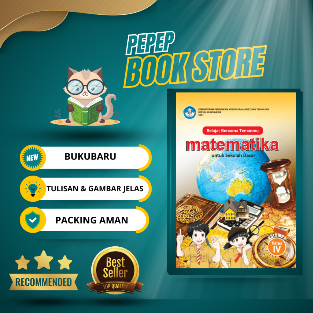 Jual Buku Matematika Vol 1 Kelas 4 SD Kurikulum Merdeka | Shopee Indonesia