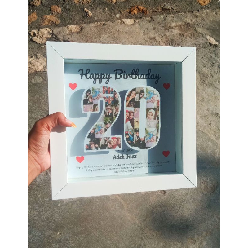 Jual (TERLARIS) BISA COD, FRAME 3D, WEDDING, WISUDA, ANNIVERSARY ...