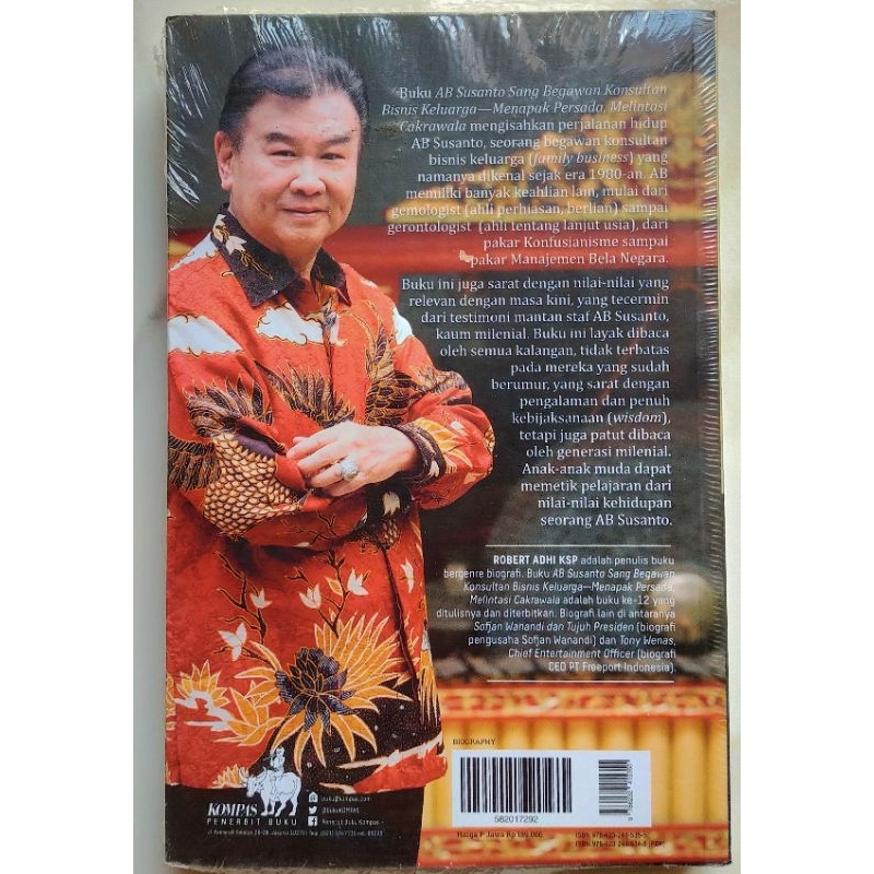 Jual Buku original AB Susanto Sang Begawan - Konsultan Bisnis Keluarga ...