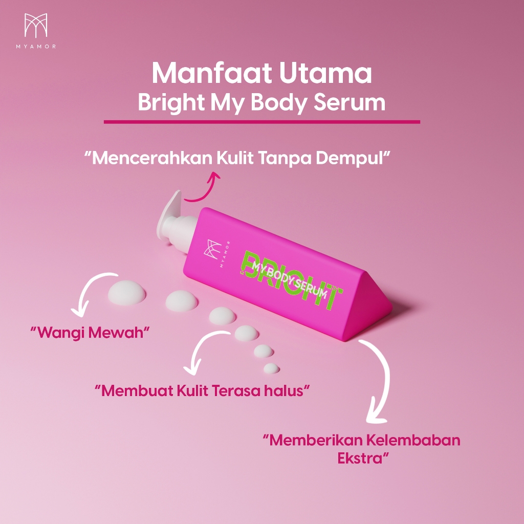 Jual MORLAB - Bundling Combo Myamor Bright My Body Serum + Hydra My ...