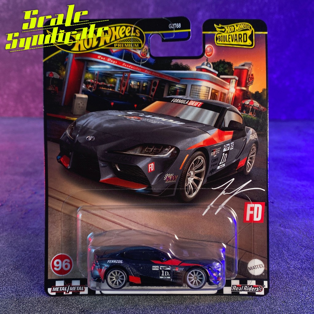 Jual HOT WHEELS 2021 TOYOTA GR SUPRA BOULEVARD HITAM FORMULA DRIFT