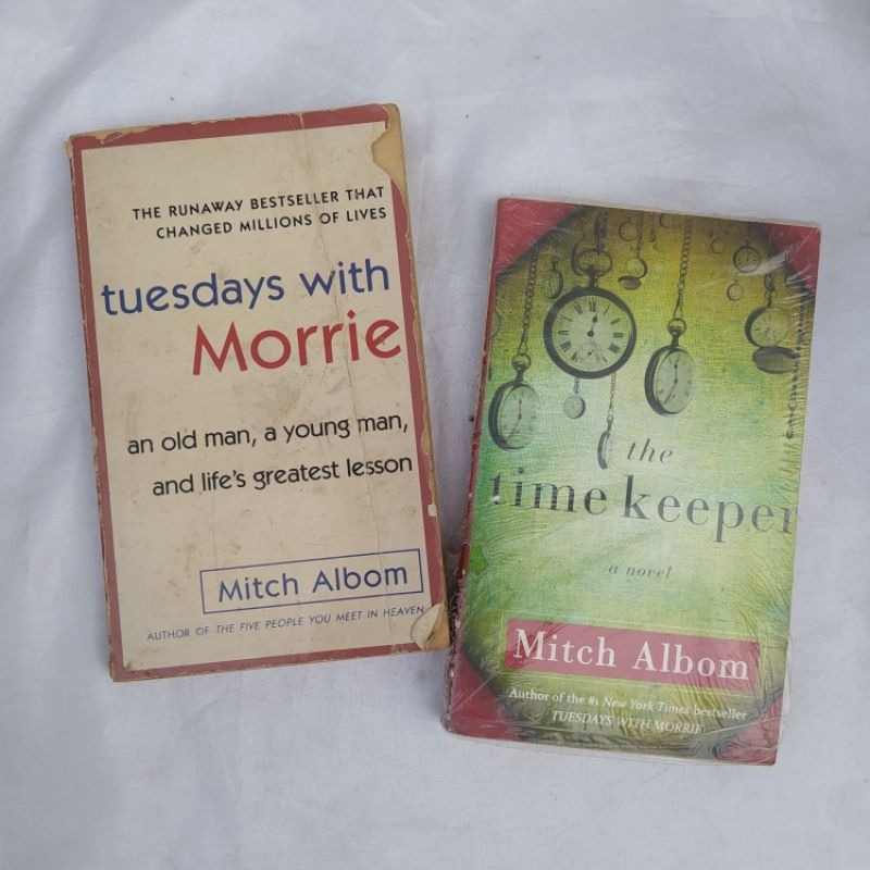 Jual Novel Import Mitch Albom (Tuesdays with Morrie, The Time Keeper ...
