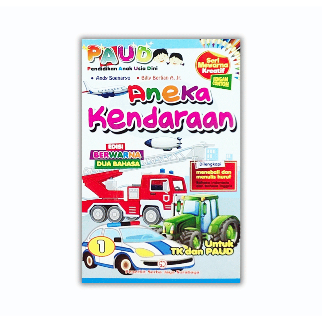 Jual Buku Paud Kreatif Mewarnai Aneka Kendaraan Jilid 1 - Untuk Paud ...